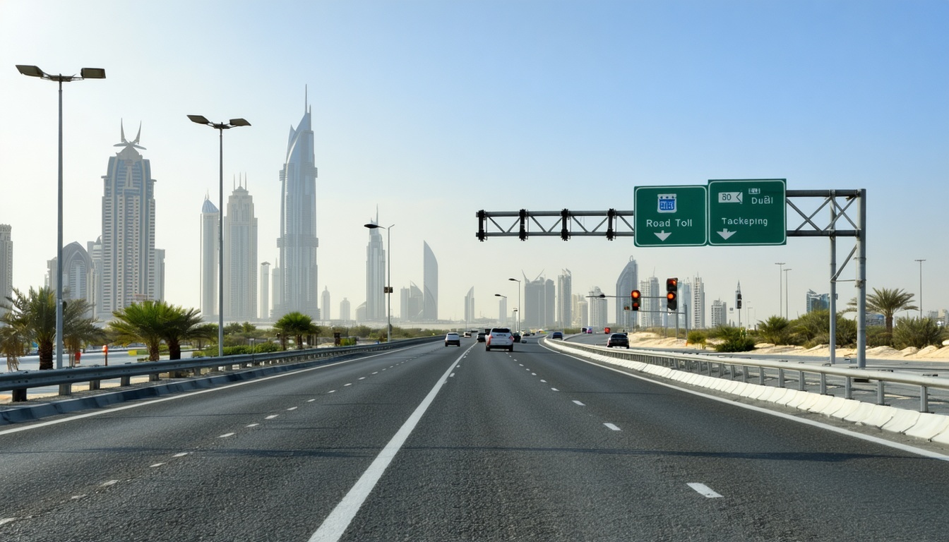 Mobile application for Dubai road toll balance tracking