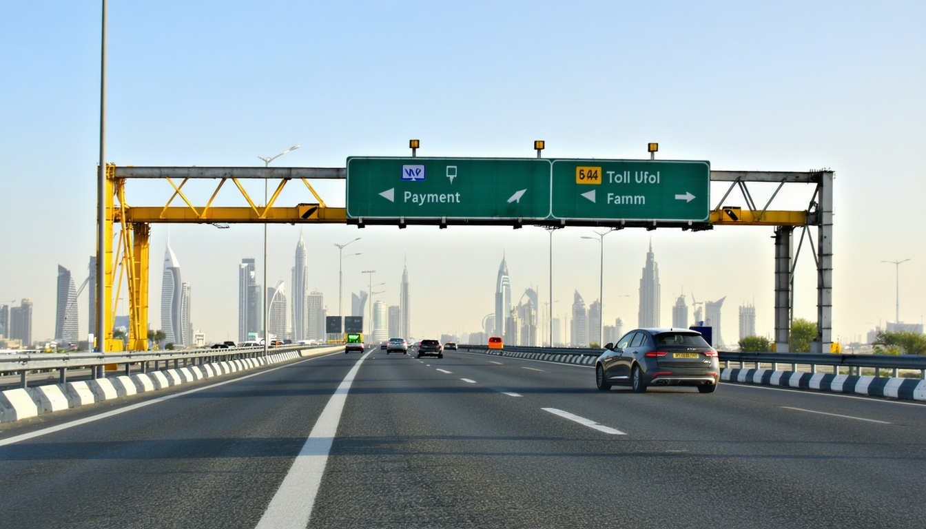 Seamless toll payment on Dubai roads